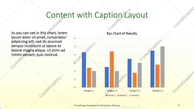 Content with Caption presentation slide layout