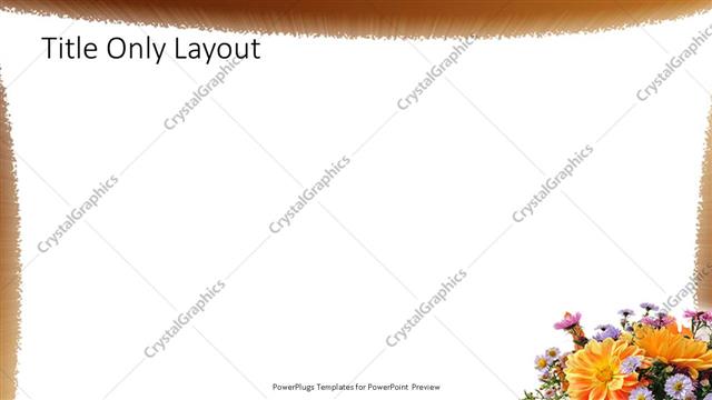 Title Only presentation slide layout