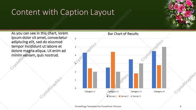 Content with Caption presentation slide layout
