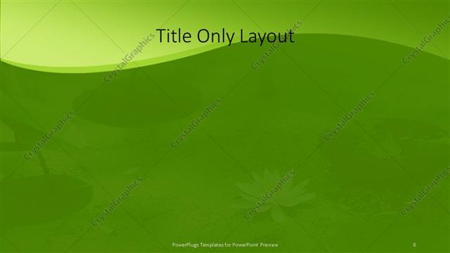 Title Only presentation slide layout