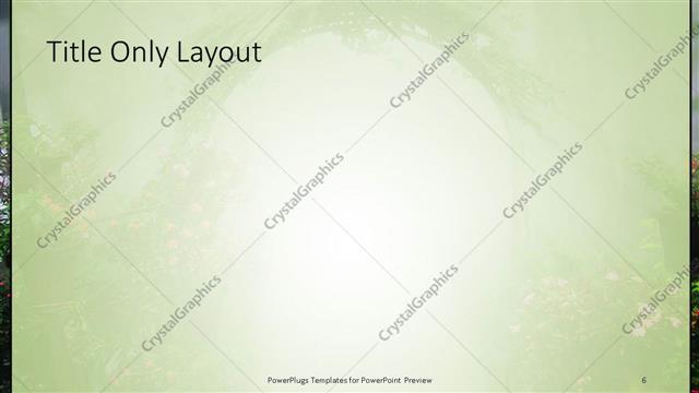 Title Only presentation slide layout