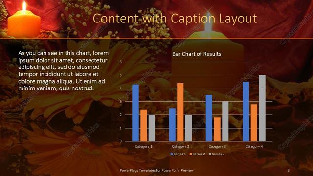 Content with Caption presentation slide layout