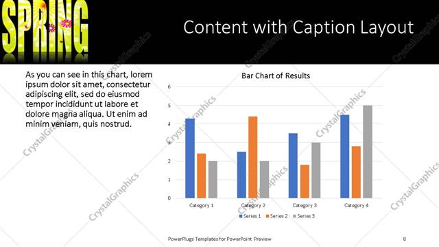 Content with Caption presentation slide layout
