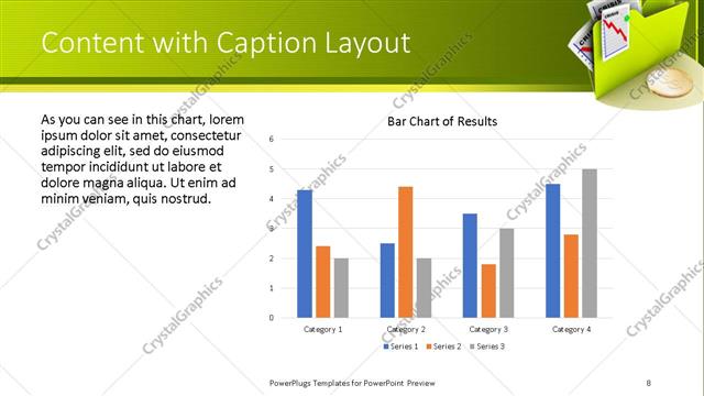 Content with Caption presentation slide layout
