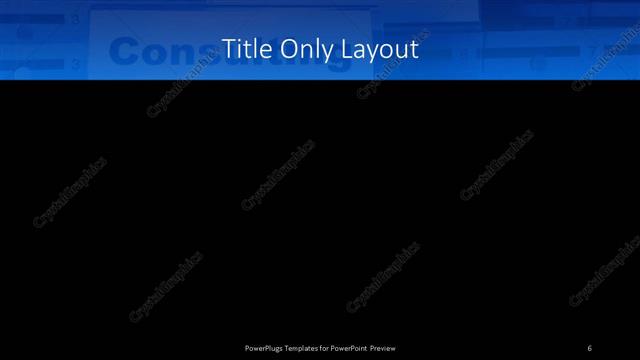 Title Only presentation slide layout