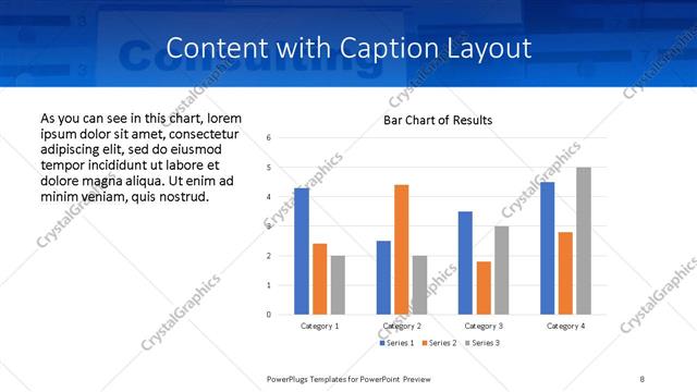 Content with Caption presentation slide layout