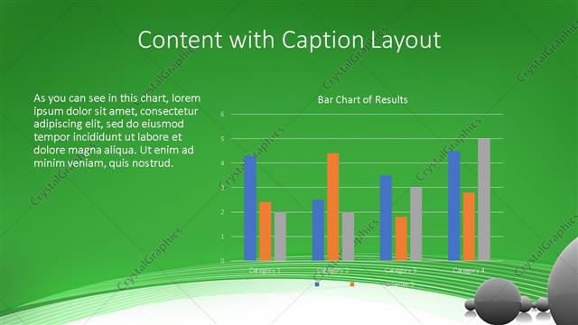 Content with Caption presentation slide layout