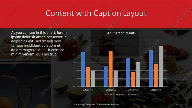 Content with Caption presentation slide layout