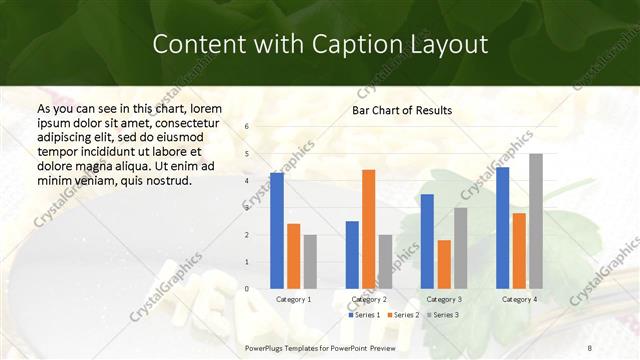 Content with Caption presentation slide layout