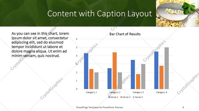 Content with Caption presentation slide layout