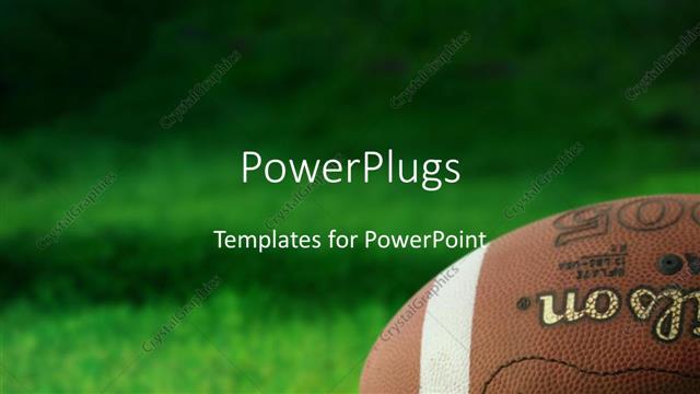  Presentation with athletes - Football on grass athletes playing sports team sports team work