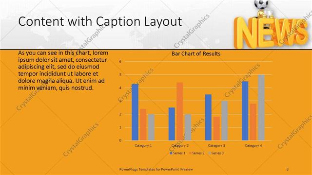 Content with Caption presentation slide layout