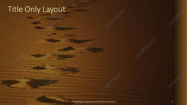 Title Only presentation slide layout