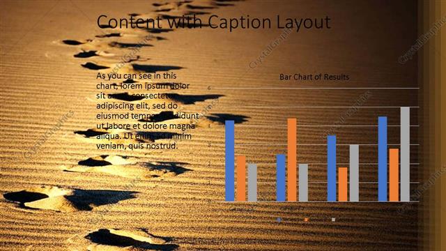 Content with Caption presentation slide layout