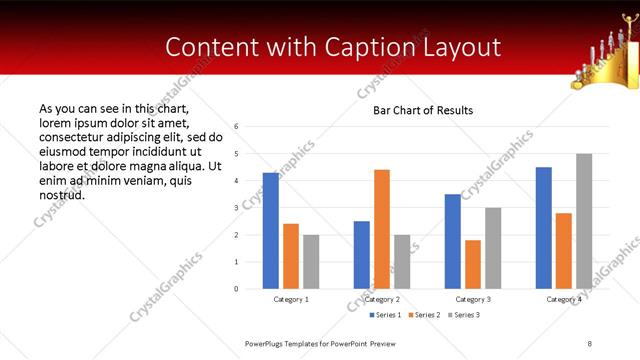 Content with Caption presentation slide layout
