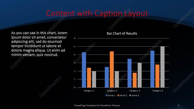 Content with Caption presentation slide layout