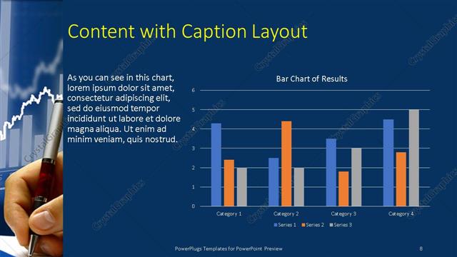 Content with Caption presentation slide layout