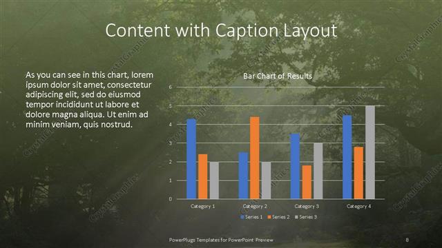 Content with Caption presentation slide layout