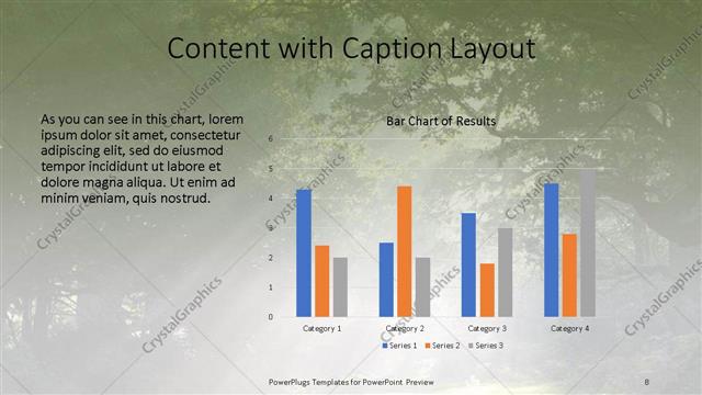 Content with Caption presentation slide layout