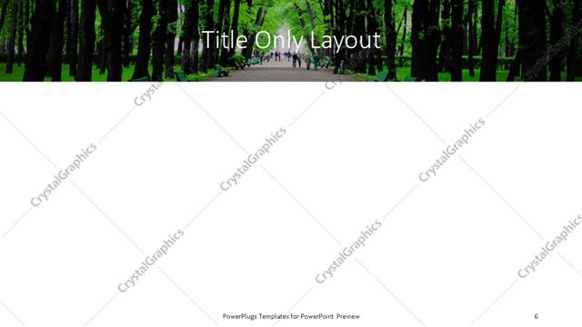 Title Only presentation slide layout