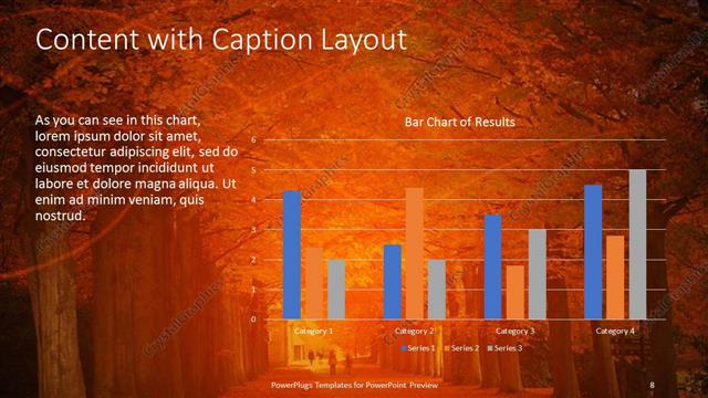 Content with Caption presentation slide layout