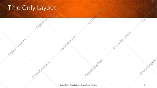 Title Only presentation slide layout