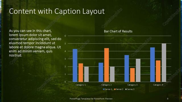 Content with Caption presentation slide layout