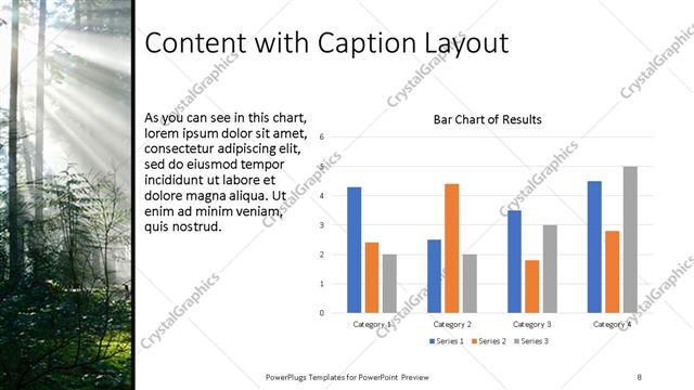 Content with Caption presentation slide layout