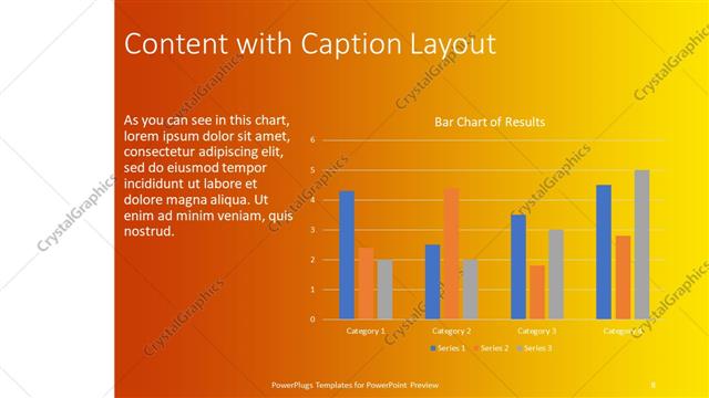 Content with Caption presentation slide layout
