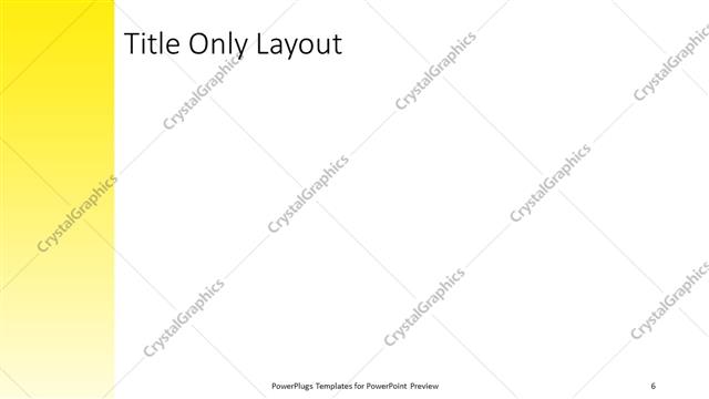 Title Only presentation slide layout