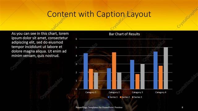Content with Caption presentation slide layout