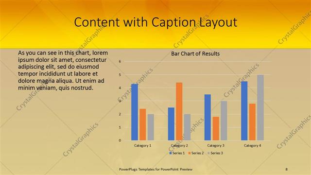 Content with Caption presentation slide layout