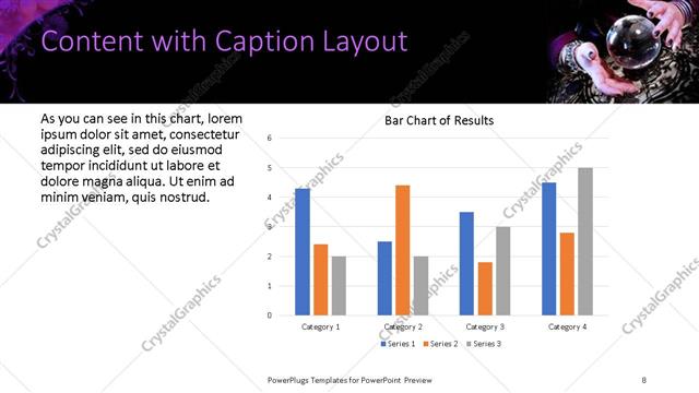 Content with Caption presentation slide layout