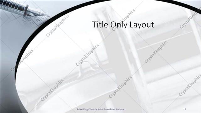 Title Only presentation slide layout