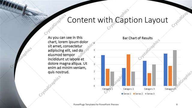 Content with Caption presentation slide layout