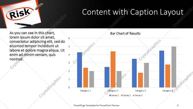 Content with Caption presentation slide layout