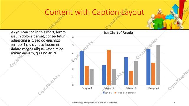 Content with Caption presentation slide layout