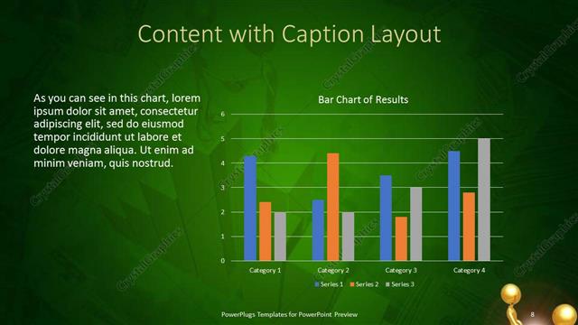 Content with Caption presentation slide layout