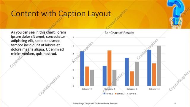 Content with Caption presentation slide layout