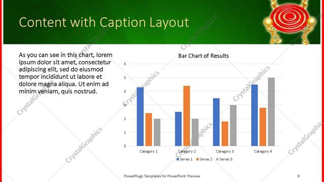 Content with Caption presentation slide layout