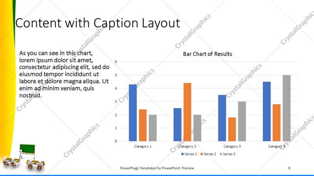 Content with Caption presentation slide layout