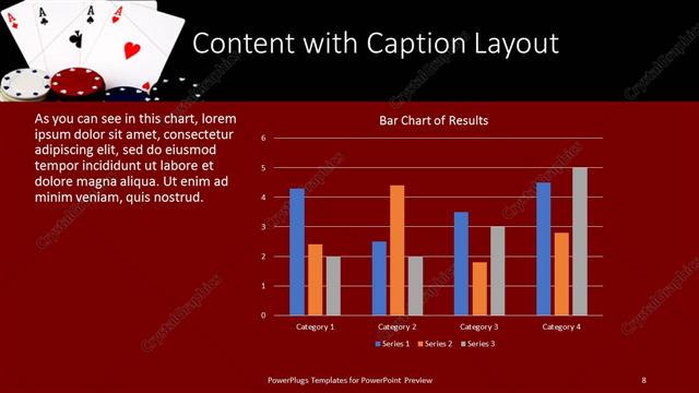 Content with Caption presentation slide layout