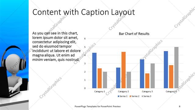 Content with Caption presentation slide layout