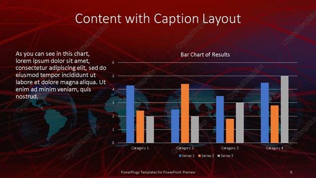 Content with Caption presentation slide layout