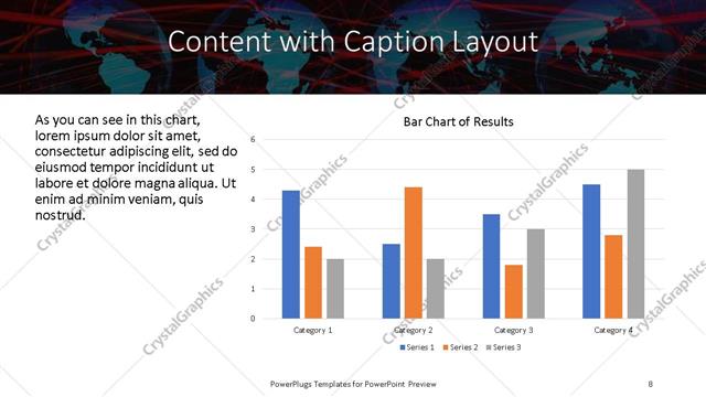 Content with Caption presentation slide layout