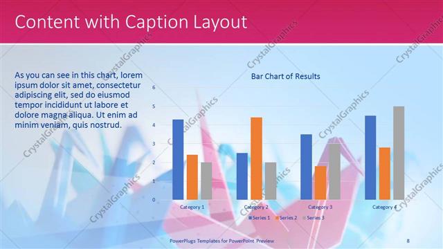 Content with Caption presentation slide layout