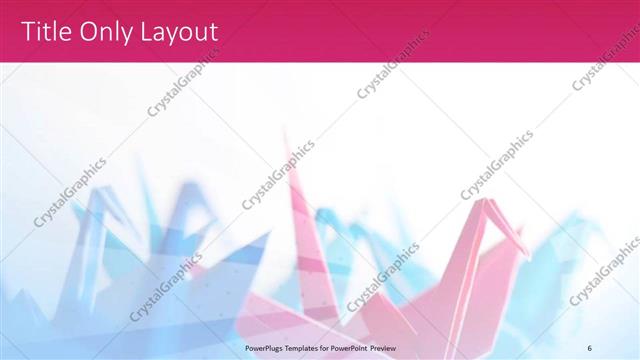 Title Only presentation slide layout