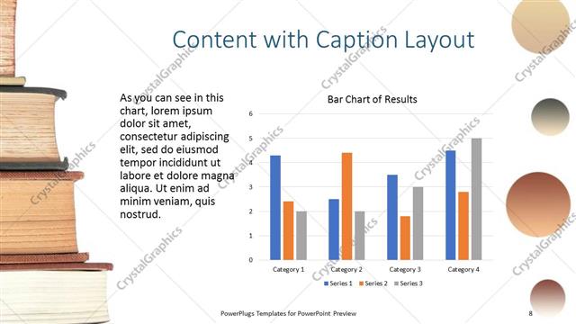 Content with Caption presentation slide layout