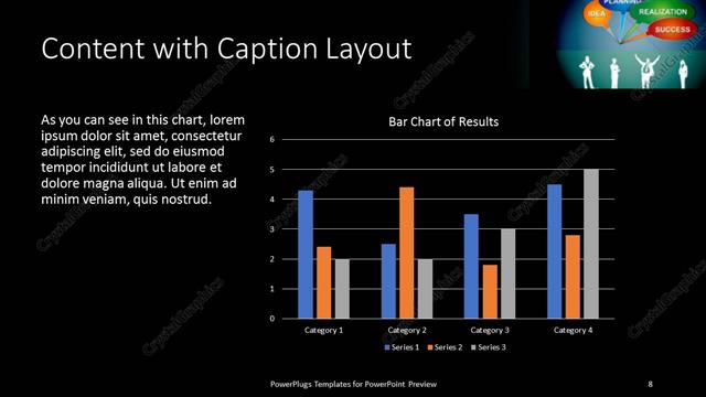 Content with Caption presentation slide layout