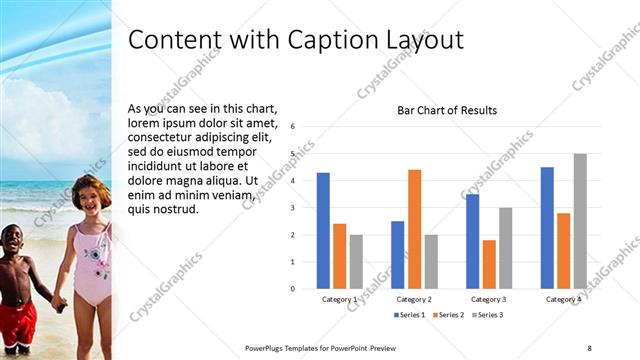 Content with Caption presentation slide layout